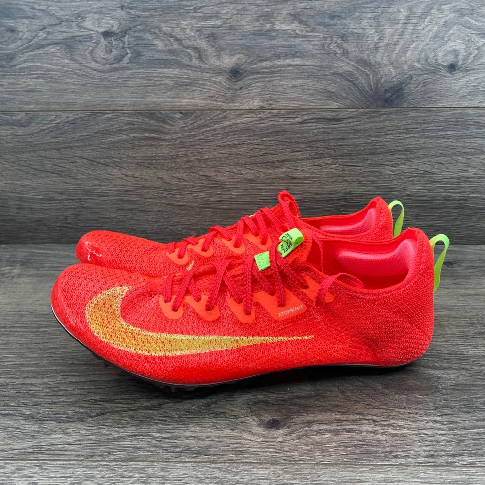 Nike Air Zoom Superfly Elite 2 Track Spikes Men 8.5 Red Orange FZ7658-800